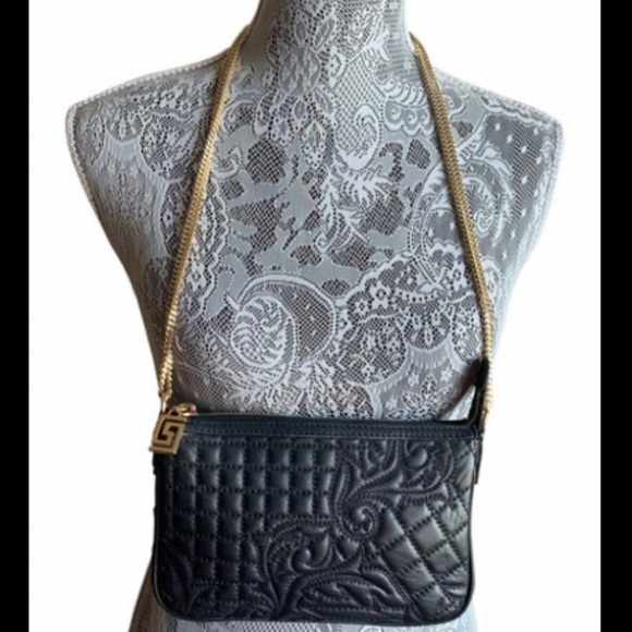 Versace Handbags - Versace Vanitas Barocco Quilted Pochette Crossbody